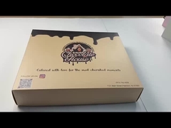 100% Recycled Custom Takeaway Brown Kraft Paper Platter Boxes with Dividers and Sauce