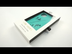 Recyclable Electronic Packaging Box Eco Friendly Sliding Drawer With Clear Window