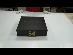 Luxury Matte Black Magnetic Folding Gift Box Recyclable Rigid Cardboard